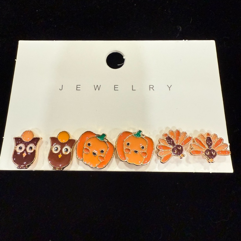 Fun Thanksgiving/Fall Fashion Earring Set